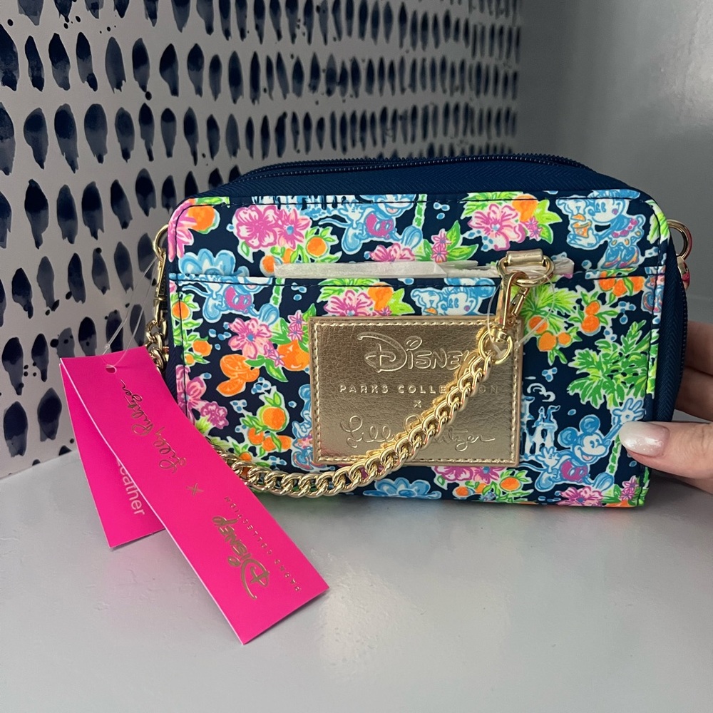 NWT Disney Lilly Pulitzer Limited Edition Floral Women's Crossbody Bag